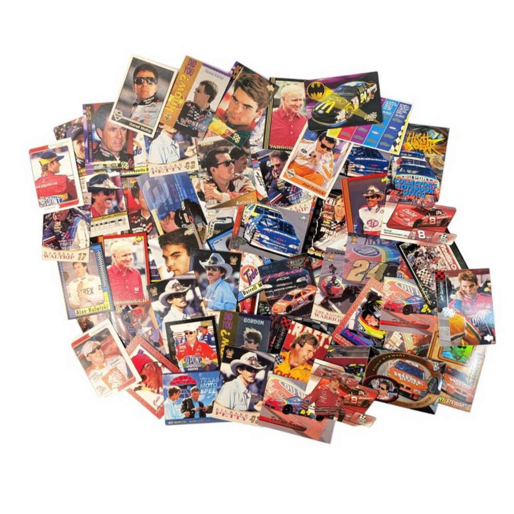 Nascar Trading Cards (1990s) • Jeff Gordon, Dale Earnhardt, Darrell Waltrip ++